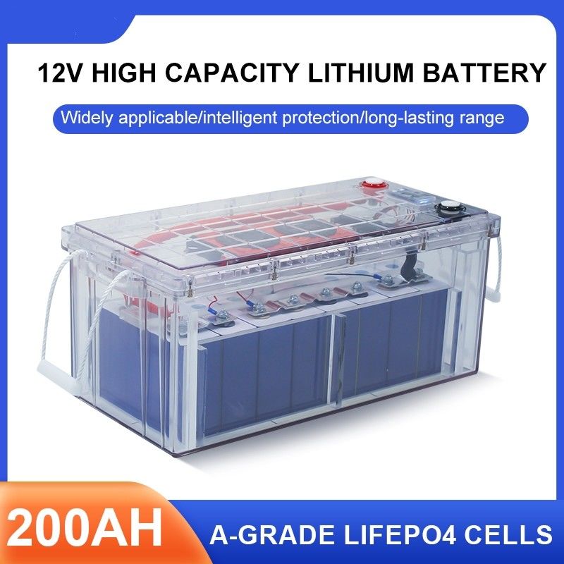 গরম বিক্রয় 25.6V রিচার্জেবল প্যাক ব্যাটারি আরভি গল্ফ কার্ট ব্যাটারি LiFePO4 Akku 12V 24V 100Ah 200Ah লিথিয়াম ফসফেট Batt