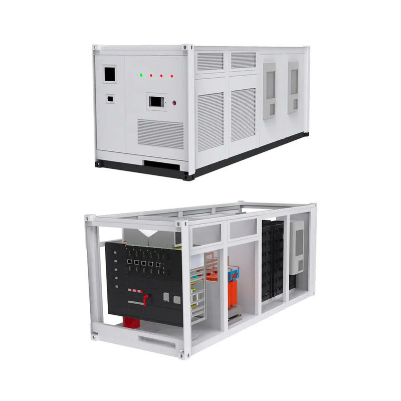ESS 10 বছর লাইফ টাইম আউটডোর ব্যাটারি ক্যাবিনেট 1MWh 5MWh 10MWh 20ft 40ft কনটেইনার সৌর ব্যাটারি শক্তি সঞ্চয় সিস্টেম