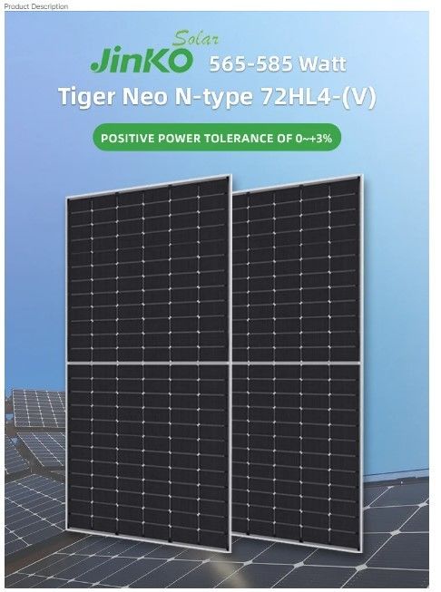 জিনকো সৌর প্যানেল Qcells 560W 565W 570W 575W 580W শক্তি প্যানেল সৌর শক্তি পিভি প্যানেল অ্যারে